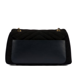 Sac à main pour femme d'épaule 052g daim noir