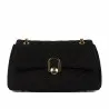 Sac à main pour femme d'épaule 052g daim noir