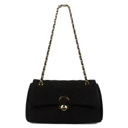 Sac à main pour femme d'épaule 052g daim noir