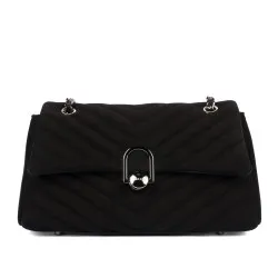 Sac à main pour femme 052g 01 daim noir