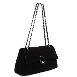 Sac à main pour femme 052g 01 daim noir
