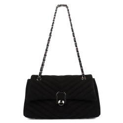 Sac à main pour femme 052g 01 daim noir