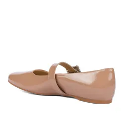 Ballerines femme 1319 vernis beige