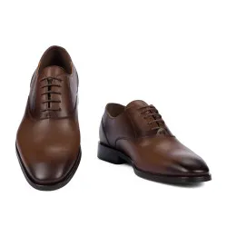 Chaussures élégantes pour hommes 9007 à marron