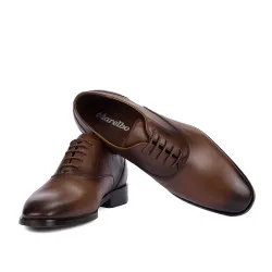 Chaussures élégantes pour hommes 9007 à marron
