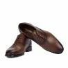 Chaussures élégantes pour hommes 9007 à marron