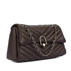 Sac à main femme bandoulière 052g 01 testa di moro