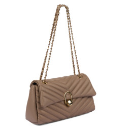 Sac à main femme épaule 052g cappuccino