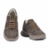 Chaussures de sport femme 6102 sable velours combiné 01