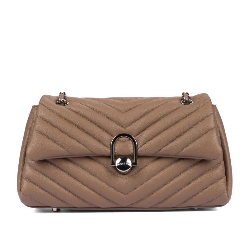Sac à main d'épaule femme 052g 01 cappuccino