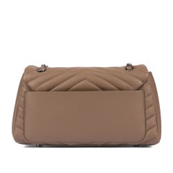 Sac à main d'épaule femme 052g 01 cappuccino