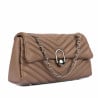 Sac à main d'épaule femme 052g 01 cappuccino