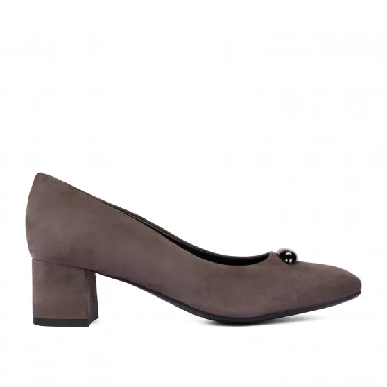 Chaussures femme 1375 velours sable