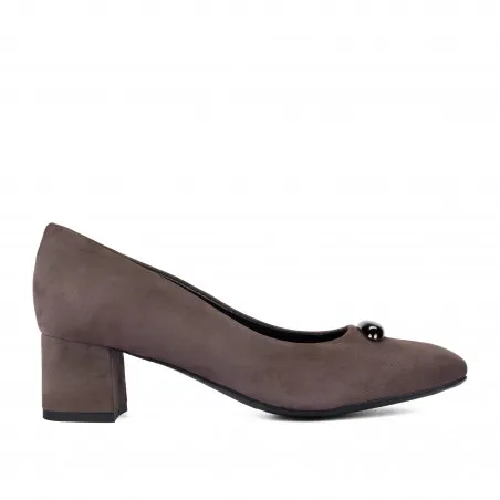 Chaussures femme 1375 velours sable