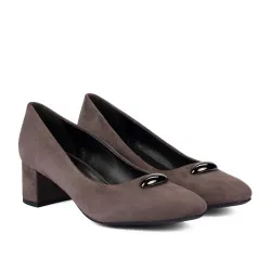 Chaussures femme 1375 velours sable