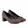 Chaussures femme 1375 velours sable