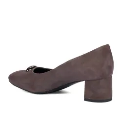 Chaussures femme 1375 velours sable