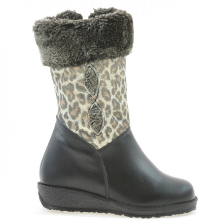 Bottes pour petits enfants 24c noir+tigresse