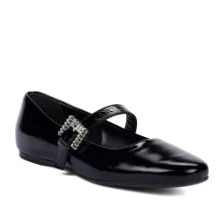 Ballerines femme 1319 vernis noir