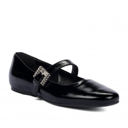 Ballerines femme 1319 vernis noir