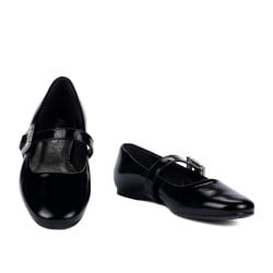 Ballerines femme 1319 vernis noir