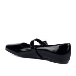 Ballerines femme 1319 vernis noir