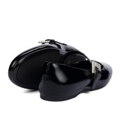 Ballerines femme 1319 vernis noir