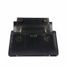 Sac à main femme bandoulière 041g croco noir