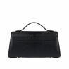Sac à main femme bandoulière 041g croco noir