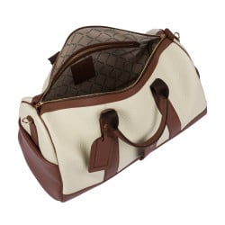 Sac de voyage 305g beige+marron