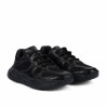 Chaussures enfants 2034 noir combiné