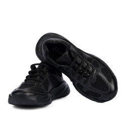 Chaussures enfants 2034 noir combiné