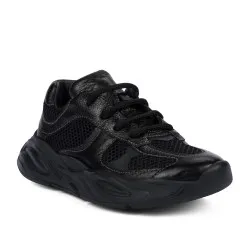 Chaussures enfants 2034 noir combiné