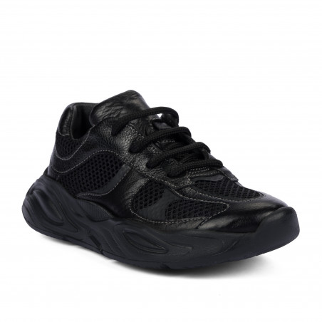 Chaussures enfants 2034 noir combiné