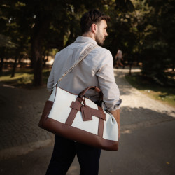 Sac de voyage 305g 01 beige+marron lifestyle