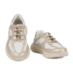 Chaussures enfants 2034 beige combiné