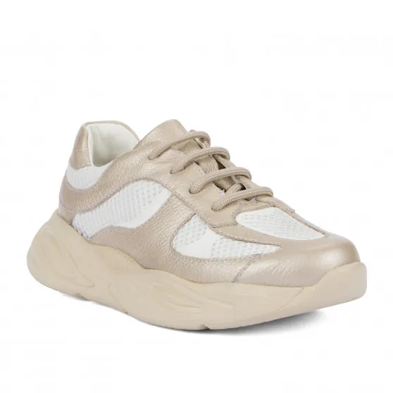 Chaussures enfants 2034 beige combiné