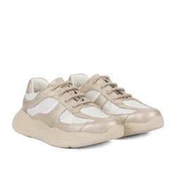 Chaussures enfants 2034 beige combiné
