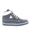 Bottes enfants 3206 indigo+blanc