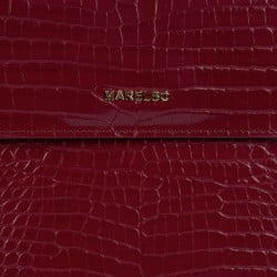 Housse ordinateur portable 309g croco bordeaux