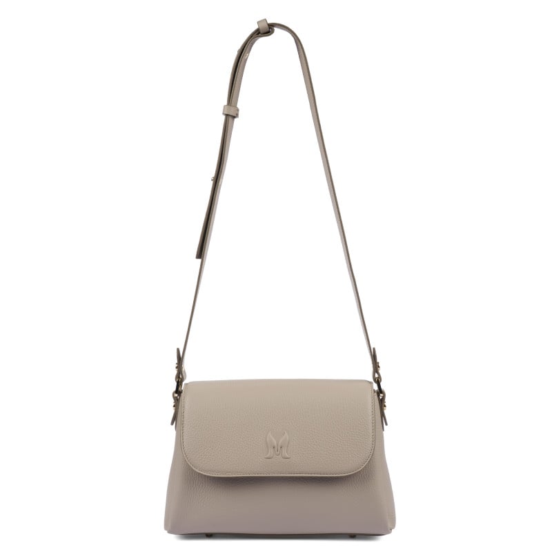 Sac à main femme bandoulière 040g gris clair