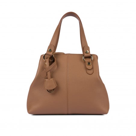 Sac à main pour femme à bandoulière 004-1g brun doré