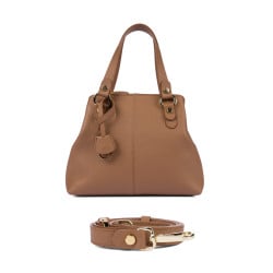 Sac à main pour femme à bandoulière 004-1g brun doré
