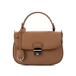 Sac à main femme 022g 01 marron doré