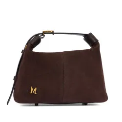 Sac à main femme 037-1g daim grains de café