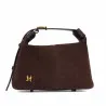 Sac à main femme 037-1g daim grains de café