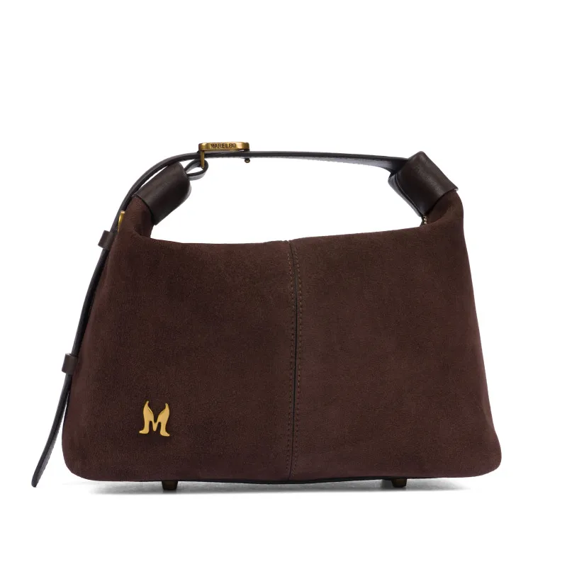 Sac à main femme 037-1g daim grains de café