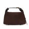 Sac à main femme 037-1g daim grains de café