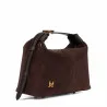 Sac à main femme 037-1g daim grains de café