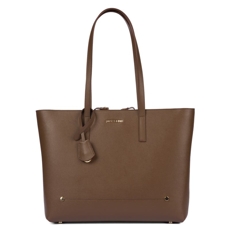 Sac à main pour femme épaule 034g marron caviar